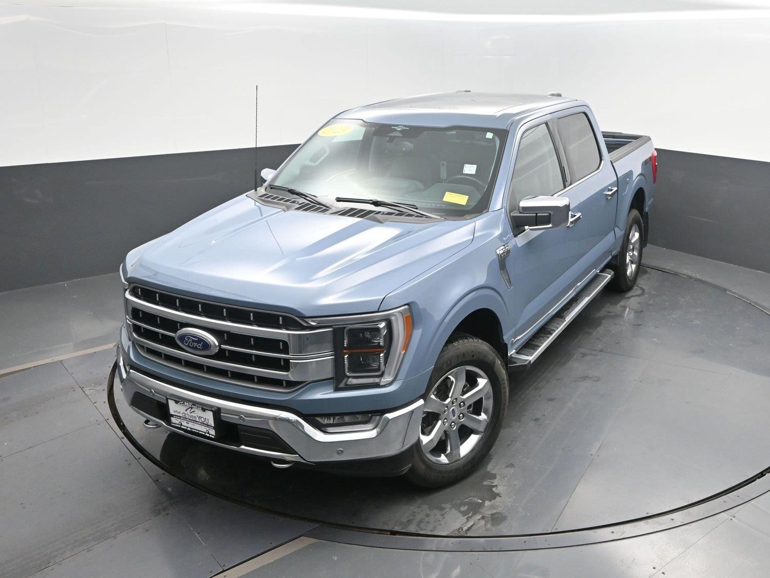 Used 2023 Azure Gray Metallic Tri-Coat Ford LARIAT image 43