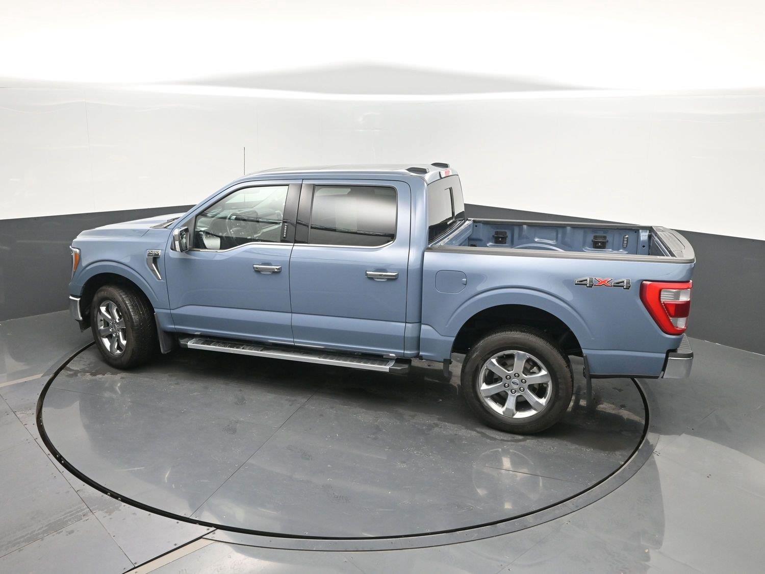 Used 2023 Azure Gray Metallic Tri-Coat Ford LARIAT image 44