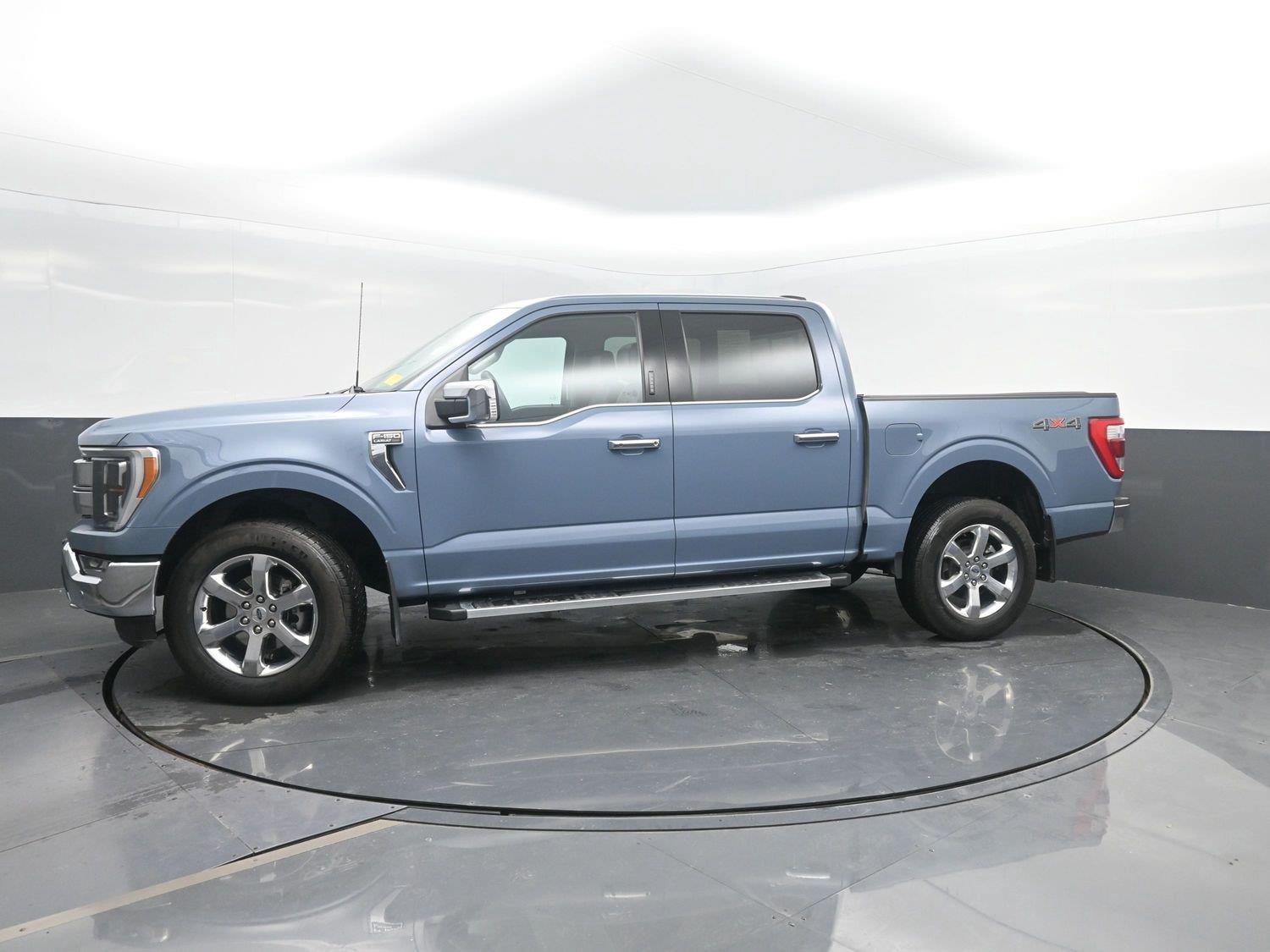Used 2023 Azure Gray Metallic Tri-Coat Ford LARIAT image 48