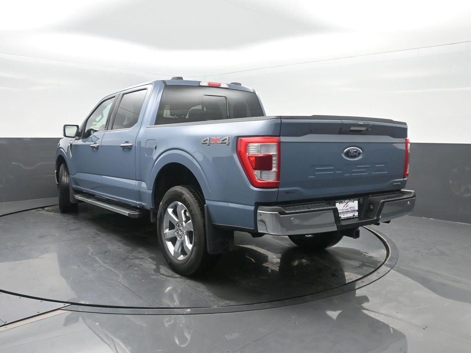 Used 2023 Azure Gray Metallic Tri-Coat Ford LARIAT image 50