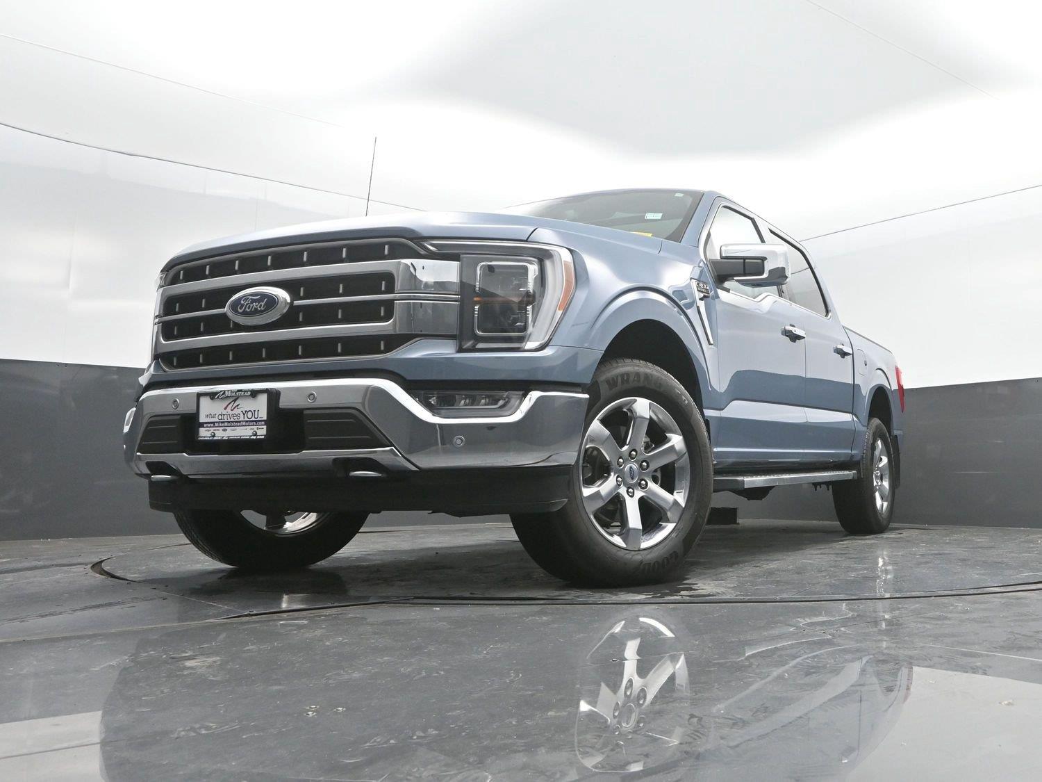 Used 2023 Azure Gray Metallic Tri-Coat Ford LARIAT image 51
