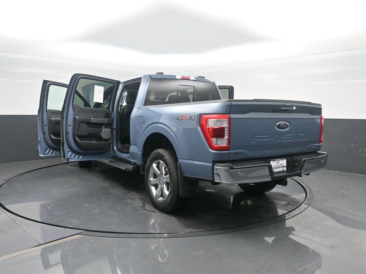 Used 2023 Azure Gray Metallic Tri-Coat Ford LARIAT image 53