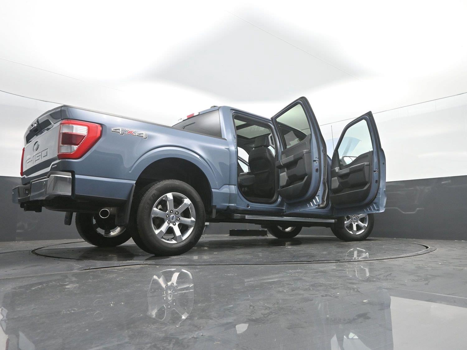 Used 2023 Azure Gray Metallic Tri-Coat Ford LARIAT image 56