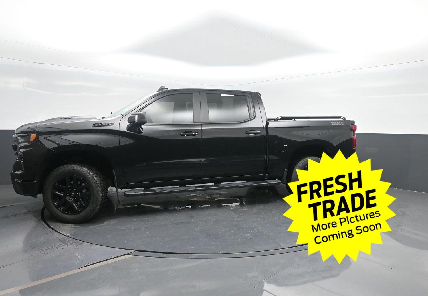 Black 2024 Chevrolet Silverado 1500 Pickup Truck Four-Wheel Drive Automatic
