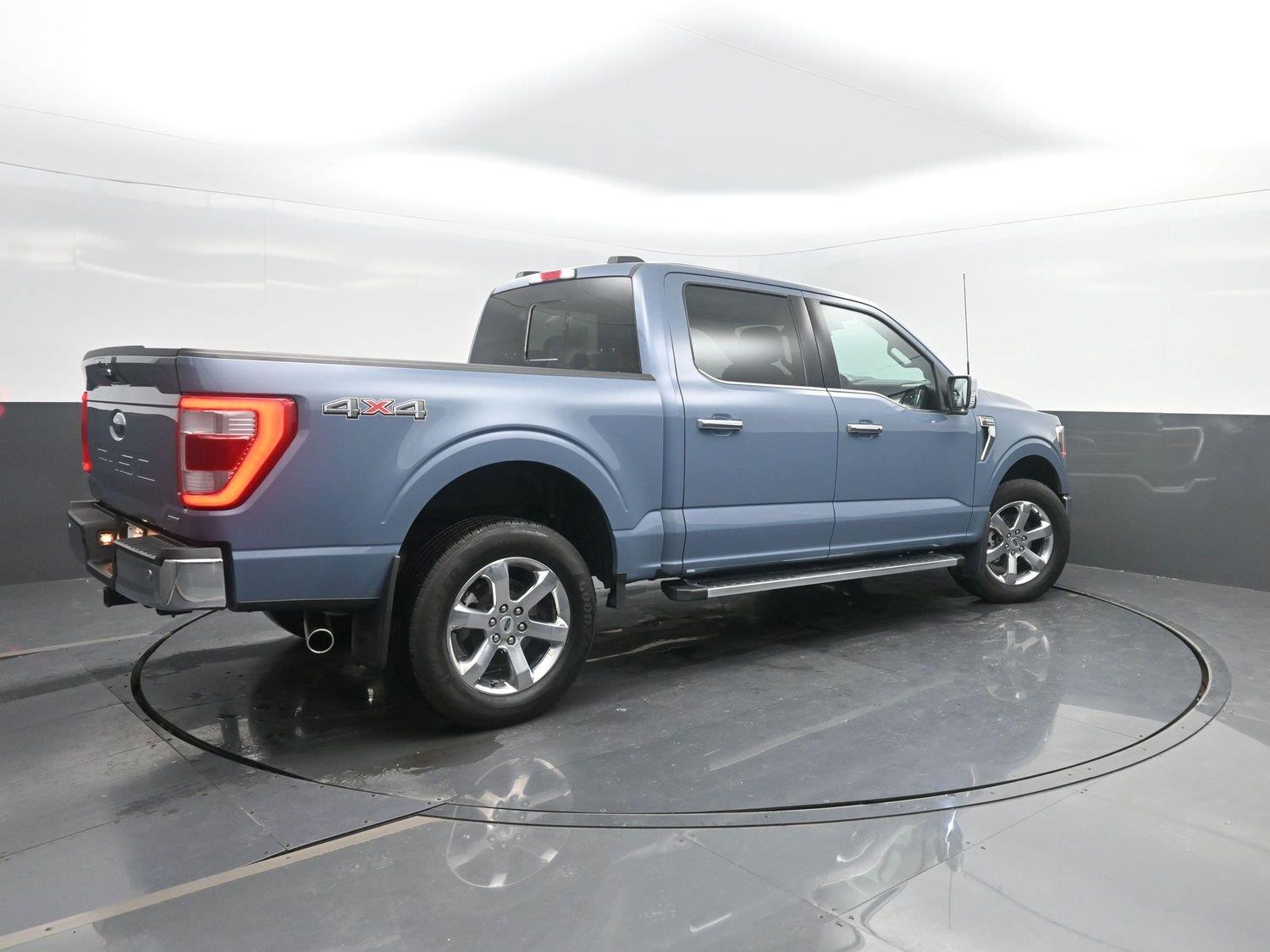 Used 2023 Azure Gray Metallic Tri-Coat Ford LARIAT image 2