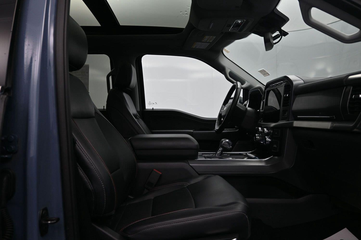 Used 2023 Azure Gray Metallic Tri-Coat Ford LARIAT image 12