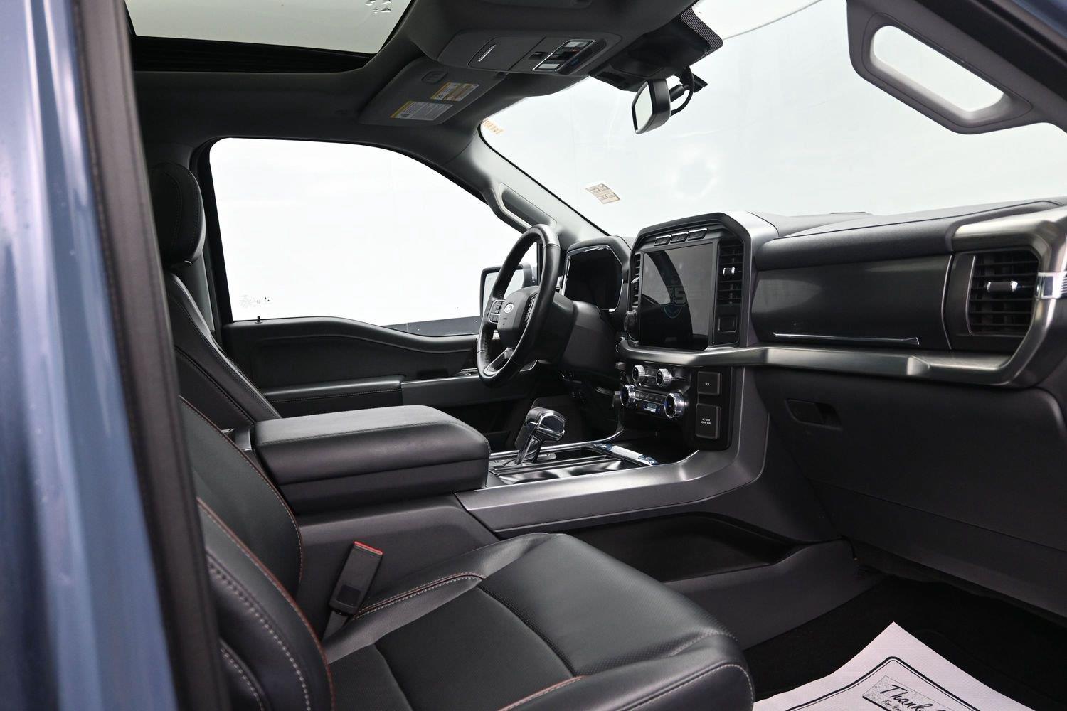 Used 2023 Azure Gray Metallic Tri-Coat Ford LARIAT image 13