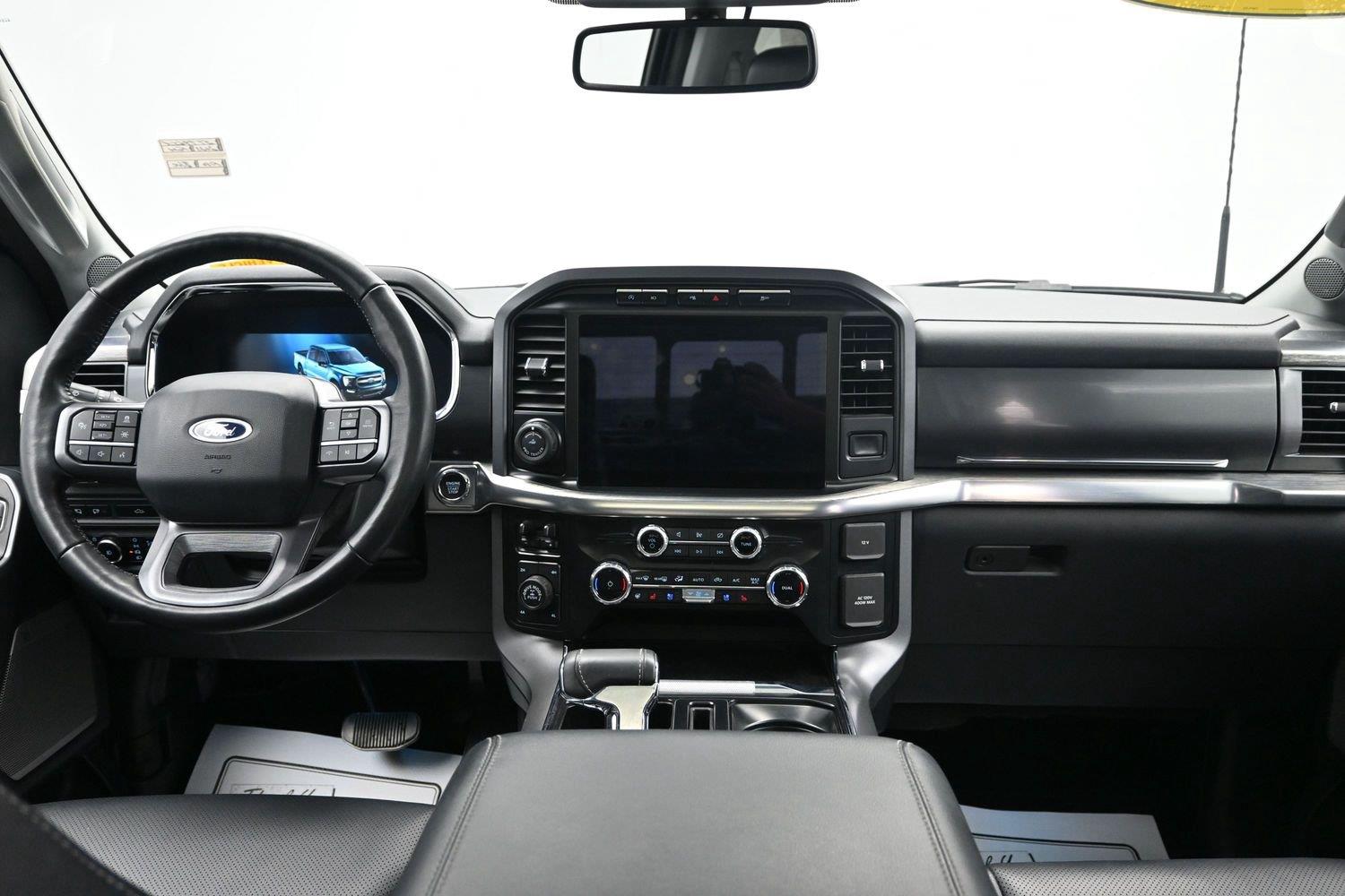 Used 2023 Azure Gray Metallic Tri-Coat Ford LARIAT image 15