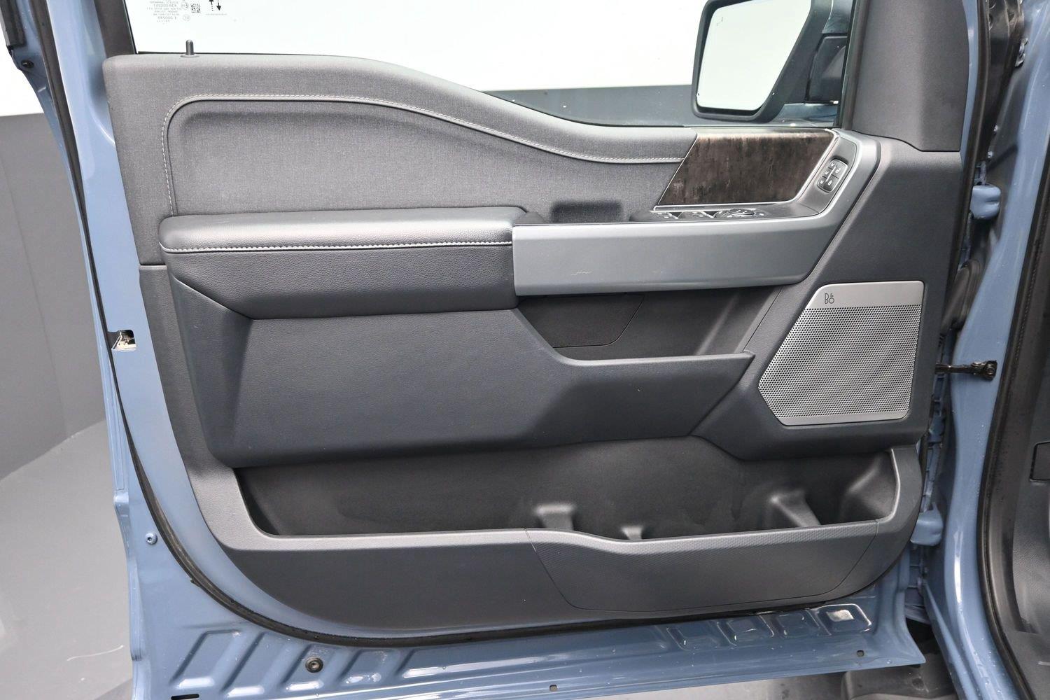 Used 2023 Azure Gray Metallic Tri-Coat Ford LARIAT image 23
