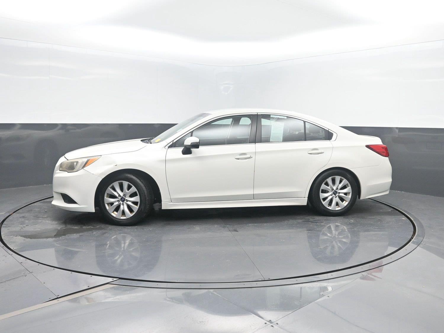 Crystal White Pearl 2015 Subaru Legacy Sedan All-Wheel Drive Continuously Variable Transmission
