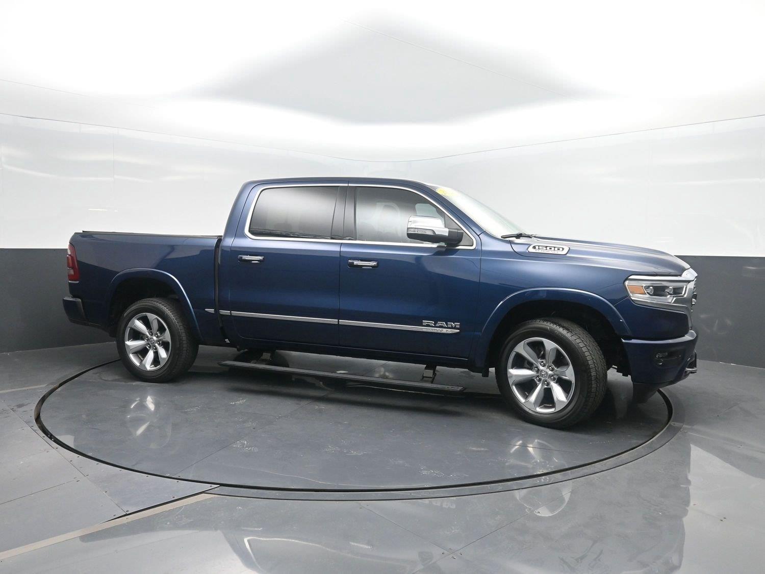 Used 2021 Patriot Blue Pearlcoat Ram Limited image 4