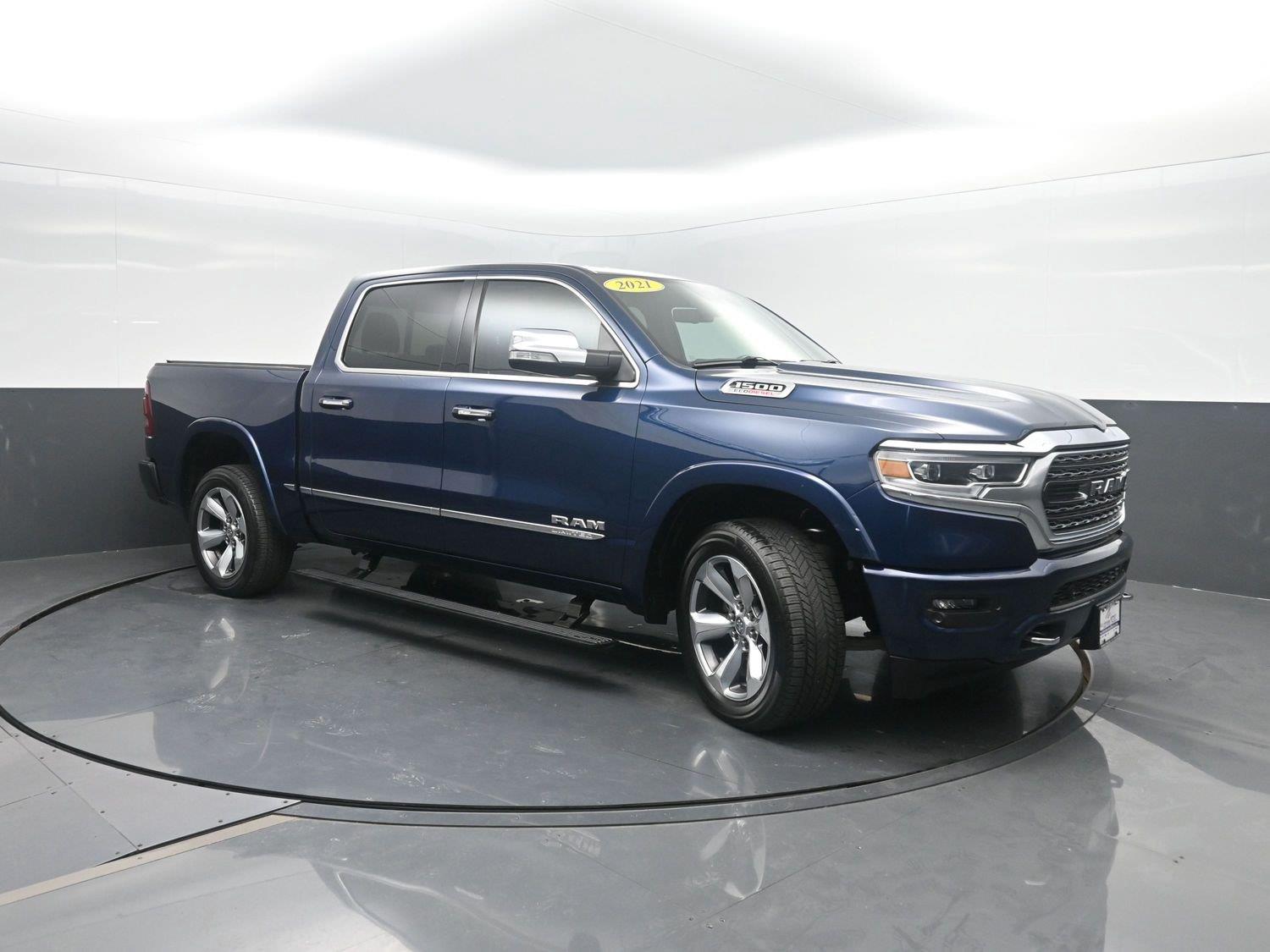 Used 2021 Patriot Blue Pearlcoat Ram Limited image 5