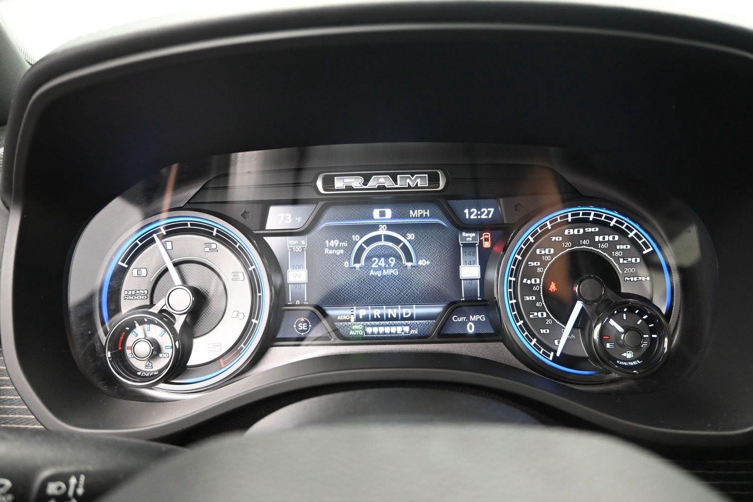 Used 2021 Patriot Blue Pearlcoat Ram Limited image 28