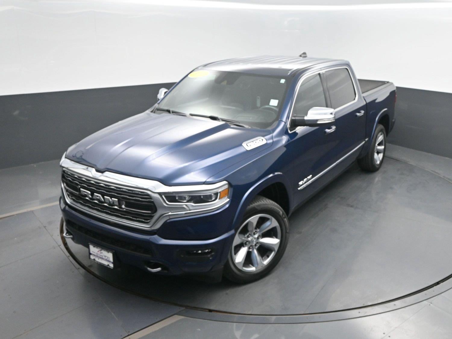 Used 2021 Patriot Blue Pearlcoat Ram Limited image 41