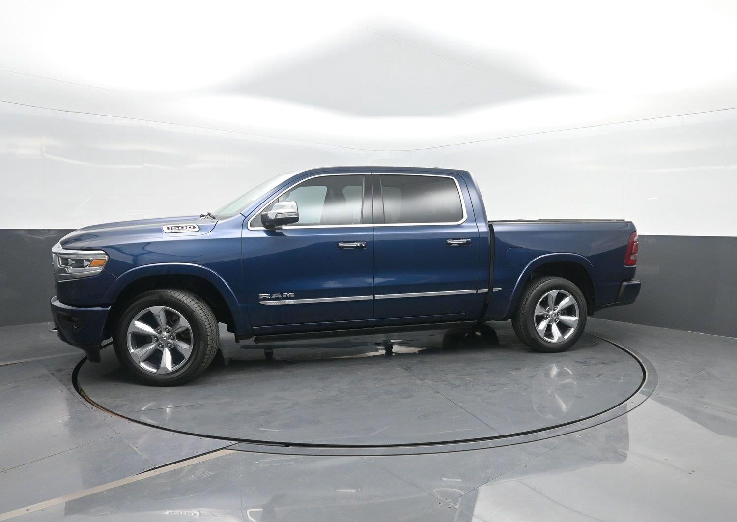 Used 2021 Patriot Blue Pearlcoat Ram Limited image 2