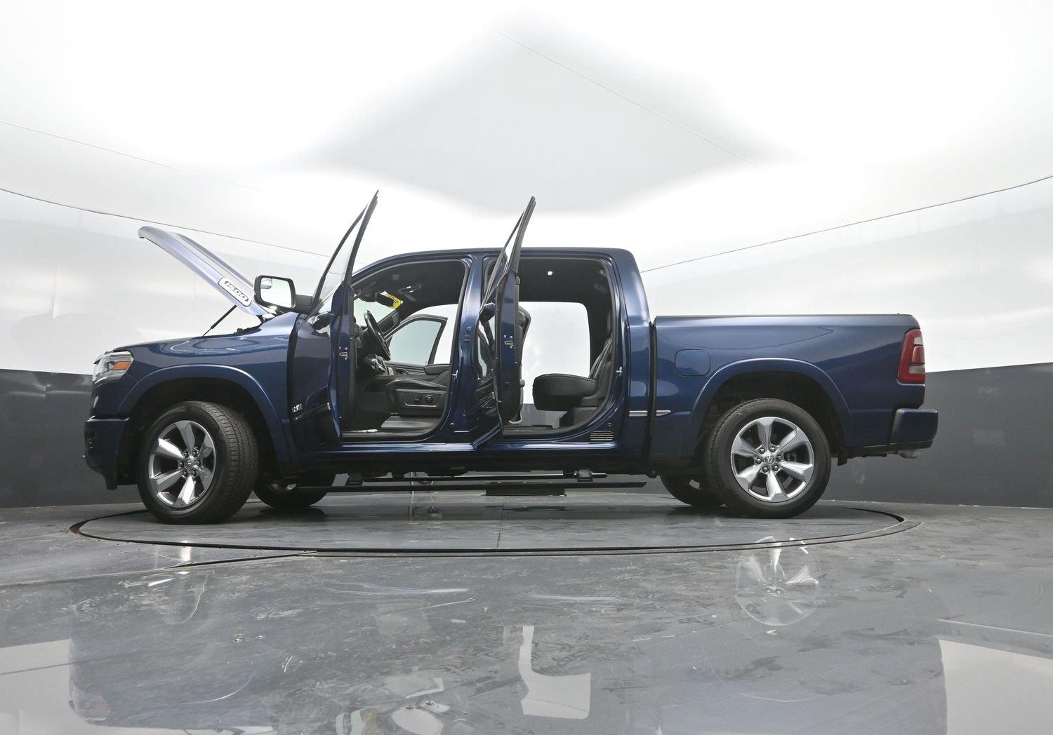 Used 2021 Patriot Blue Pearlcoat Ram Limited image 54