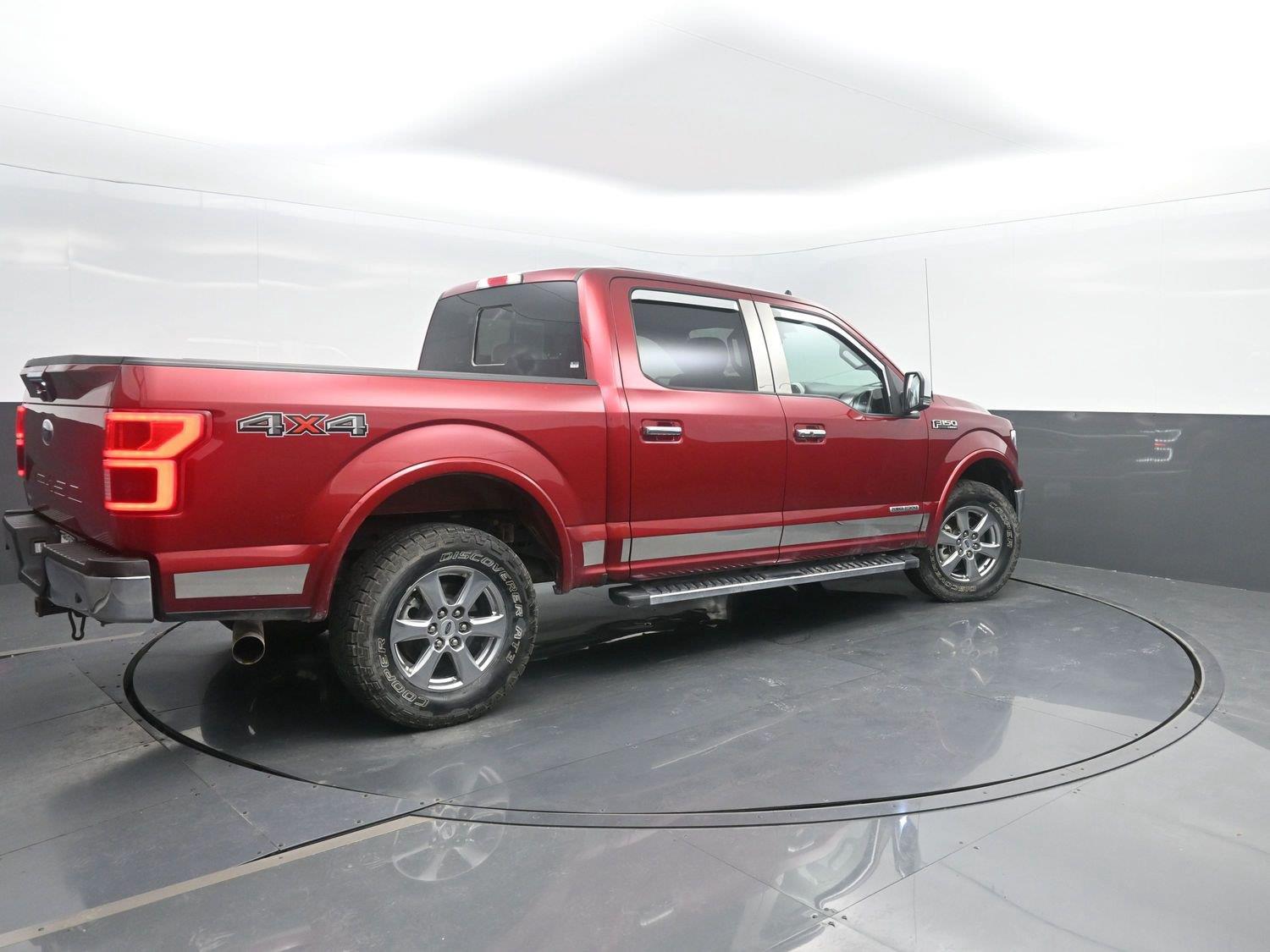 Used 2019 Ruby Red Metallic Tinted Clearcoat Ford LARIAT image 2