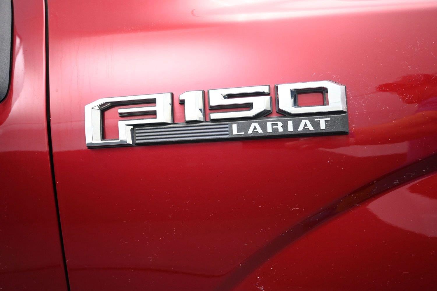 Used 2019 Ruby Red Metallic Tinted Clearcoat Ford LARIAT image 35