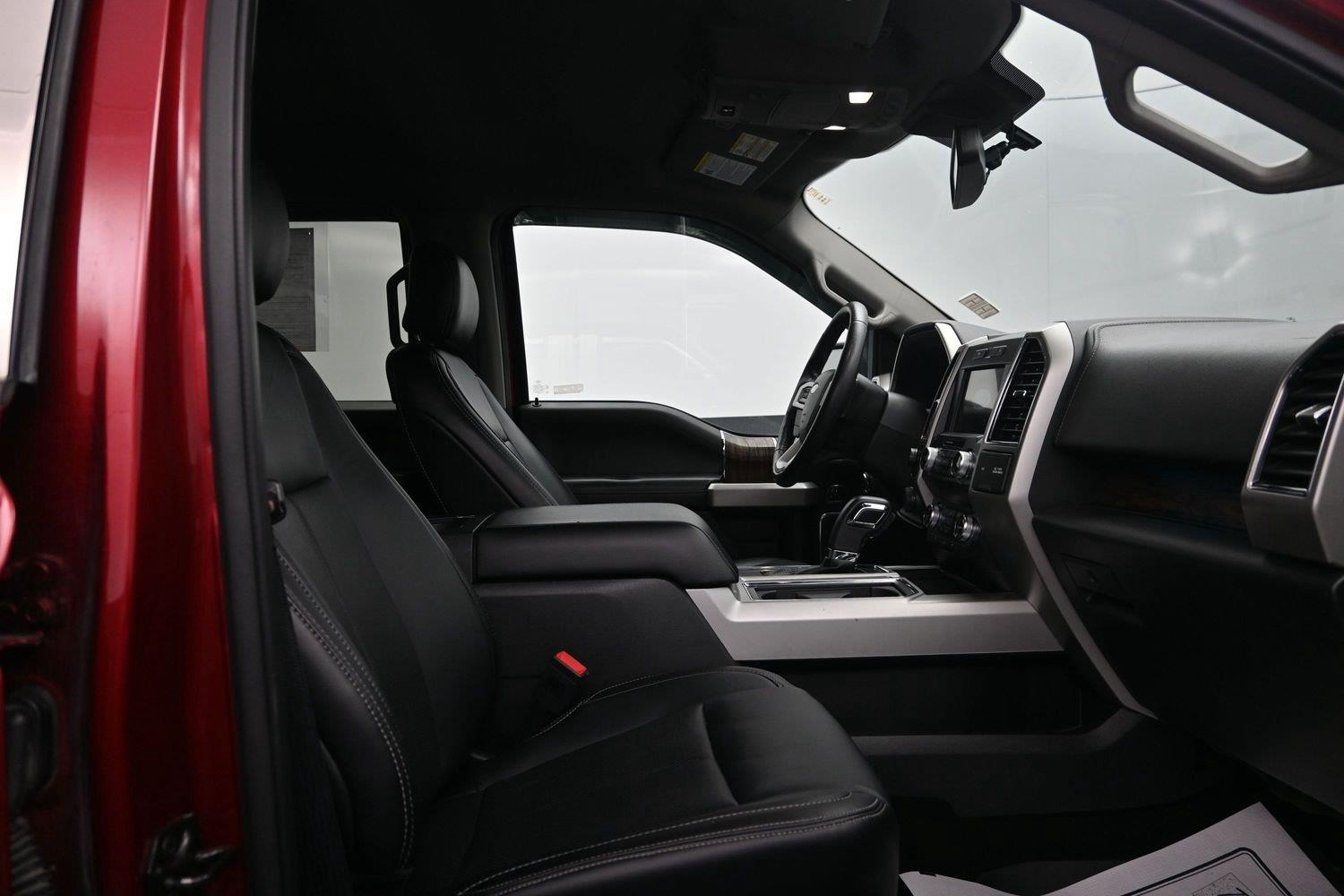 Used 2019 Ruby Red Metallic Tinted Clearcoat Ford LARIAT image 41