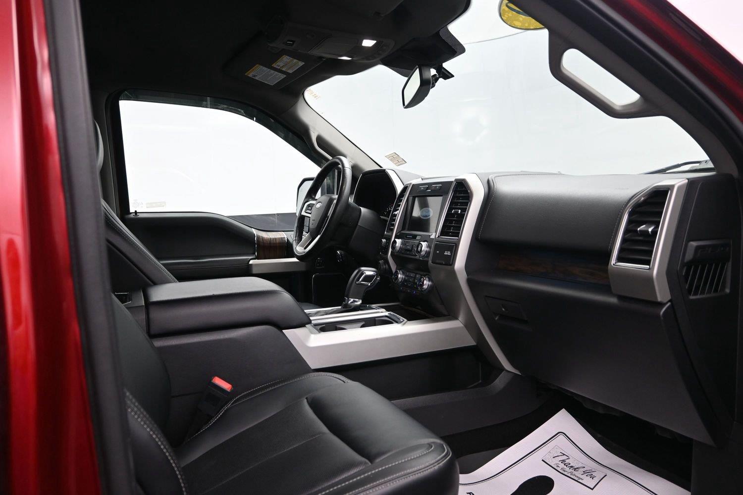 Used 2019 Ruby Red Metallic Tinted Clearcoat Ford LARIAT image 42