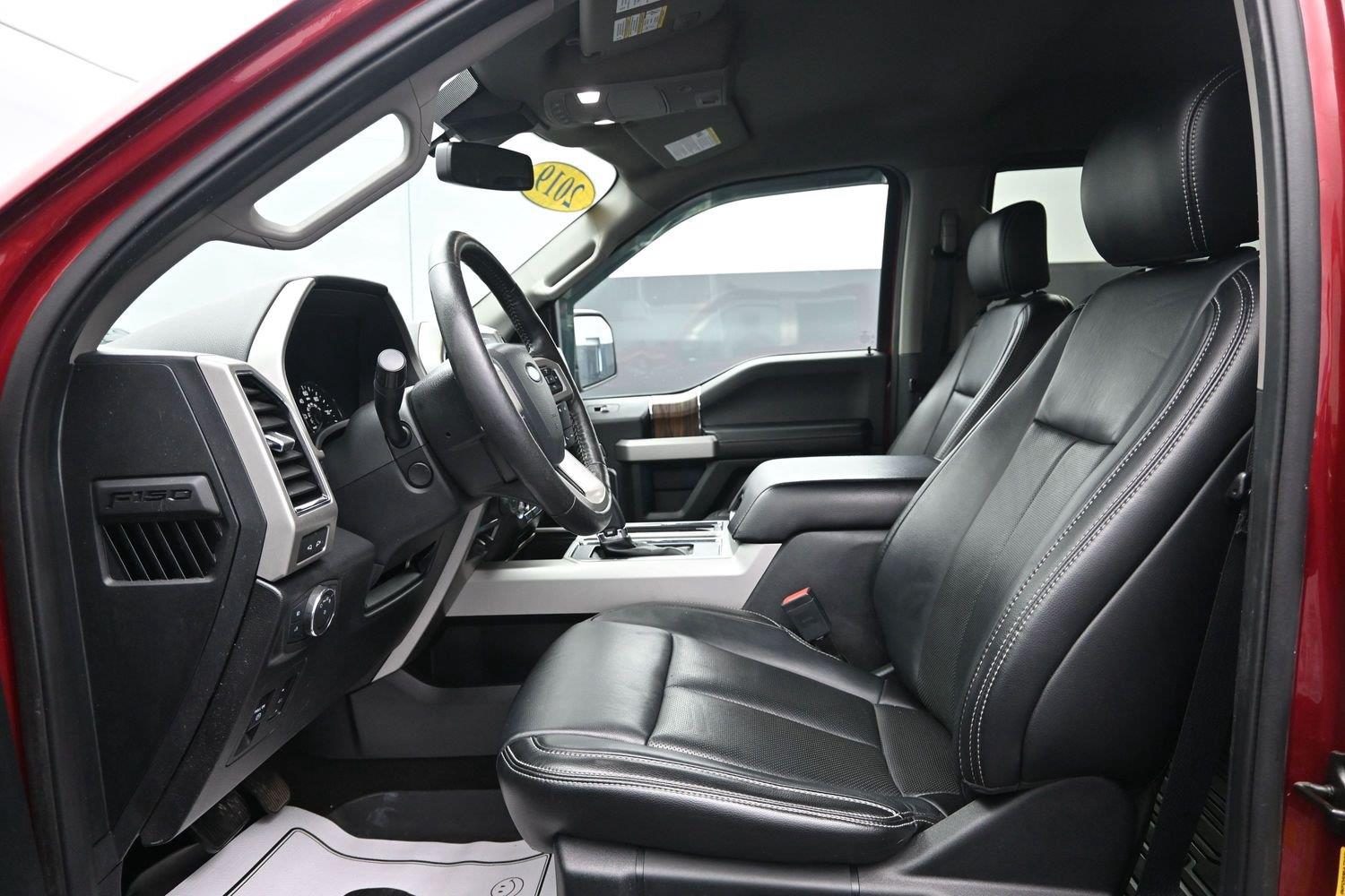 Used 2019 Ruby Red Metallic Tinted Clearcoat Ford LARIAT image 52