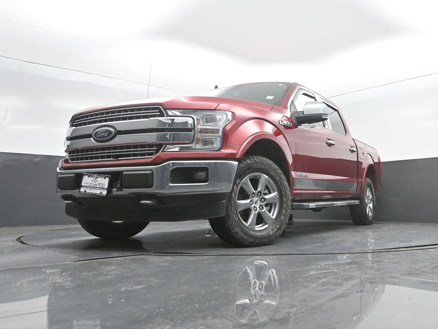 Used 2019 Ruby Red Metallic Tinted Clearcoat Ford LARIAT image 75