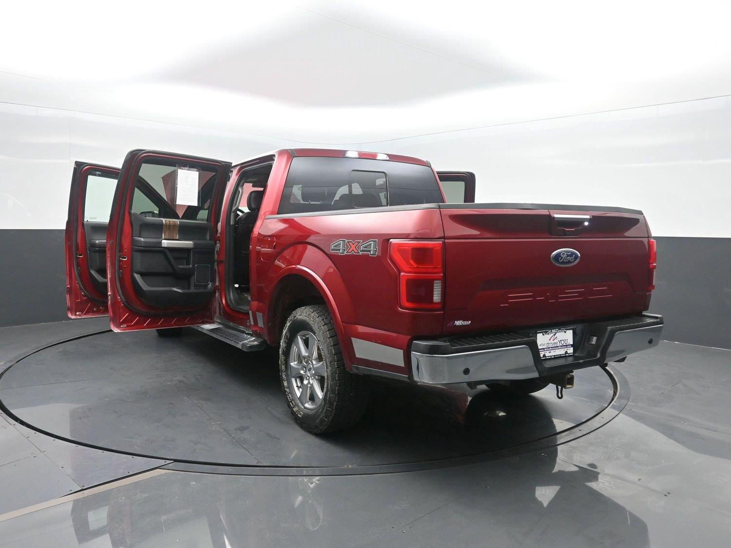 Used 2019 Ruby Red Metallic Tinted Clearcoat Ford LARIAT image 77