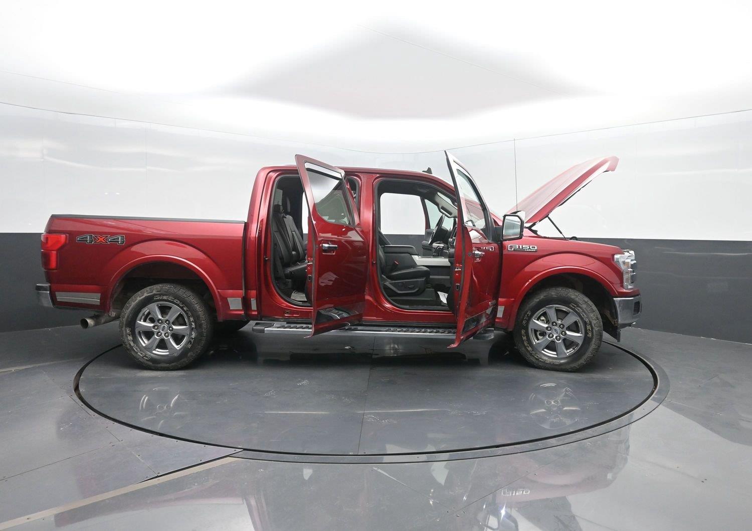 Used 2019 Ruby Red Metallic Tinted Clearcoat Ford LARIAT image 78