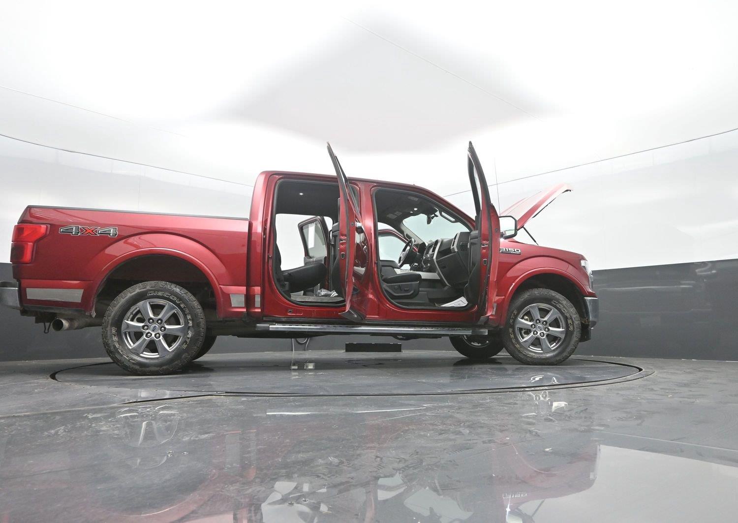 Used 2019 Ruby Red Metallic Tinted Clearcoat Ford LARIAT image 82