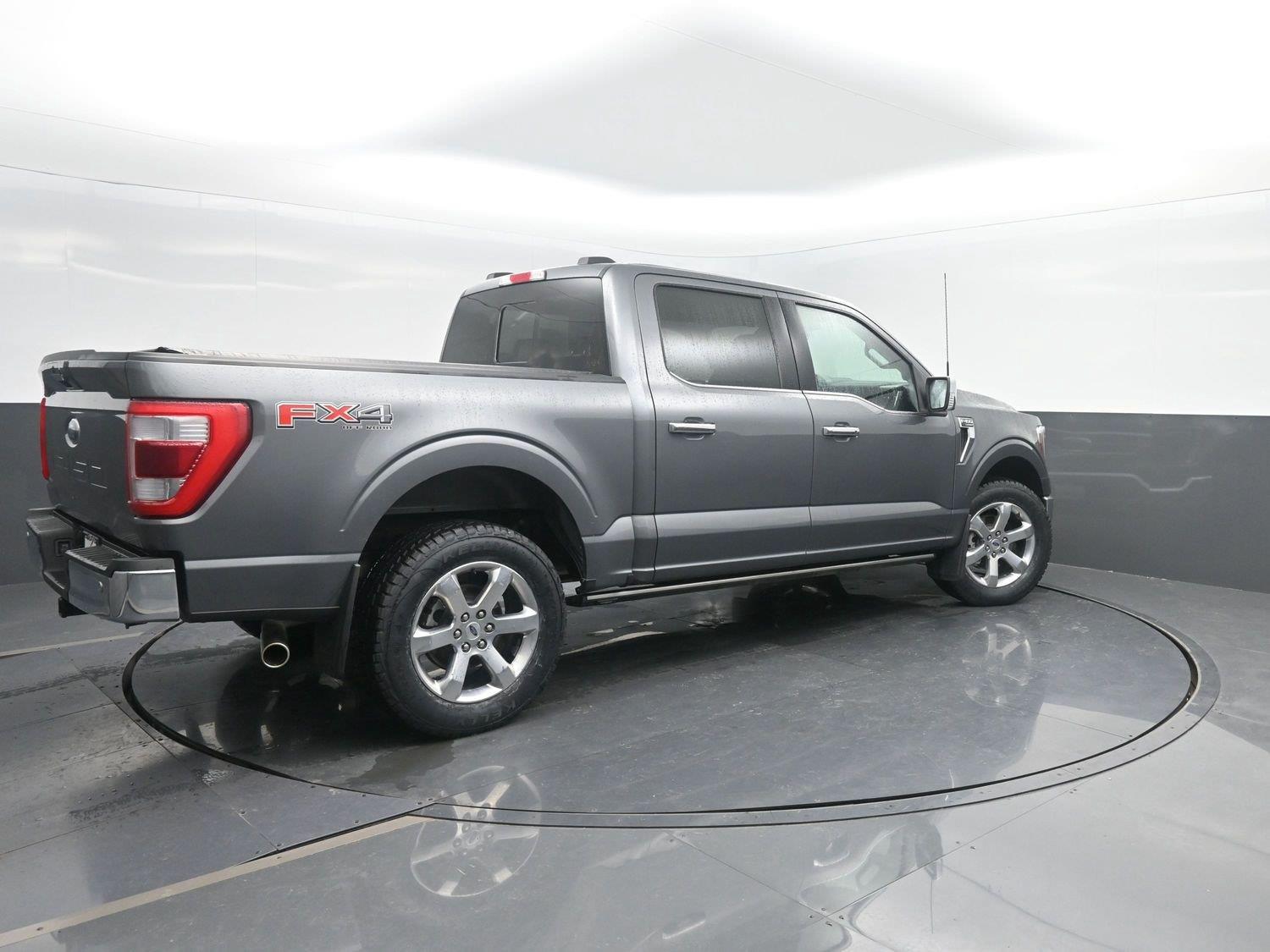 Used 2022 Carbonized Gray Ford LARIAT image 2