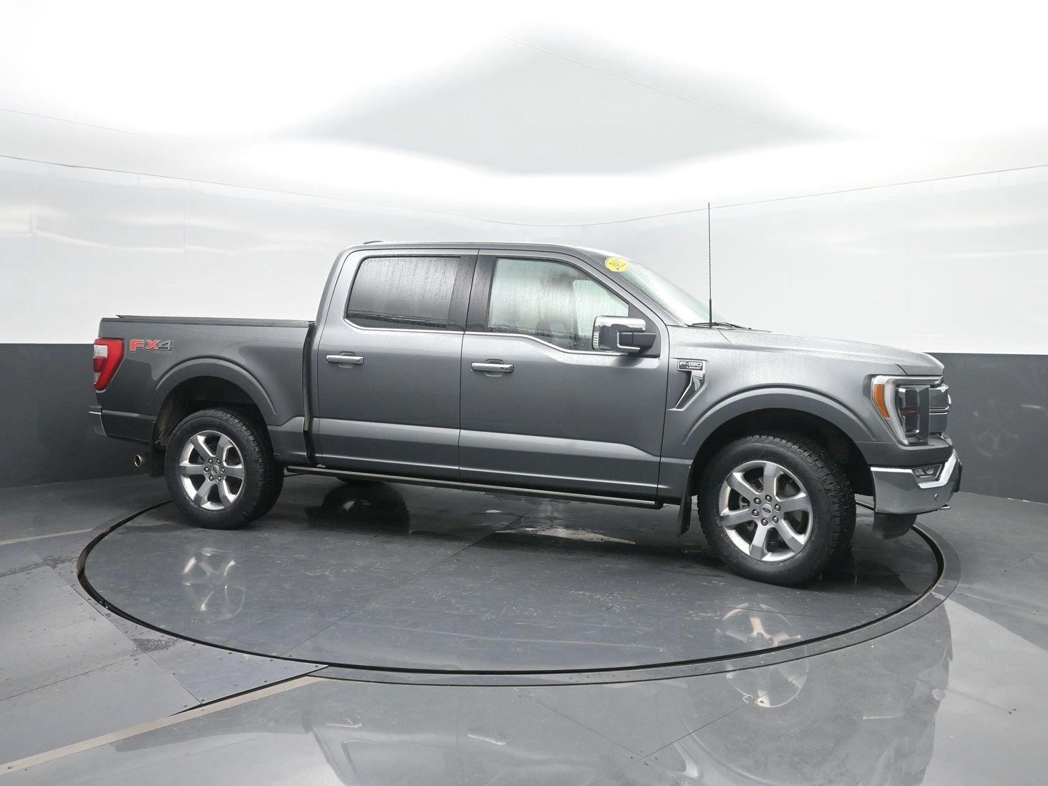 Used 2022 Carbonized Gray Ford LARIAT image 3