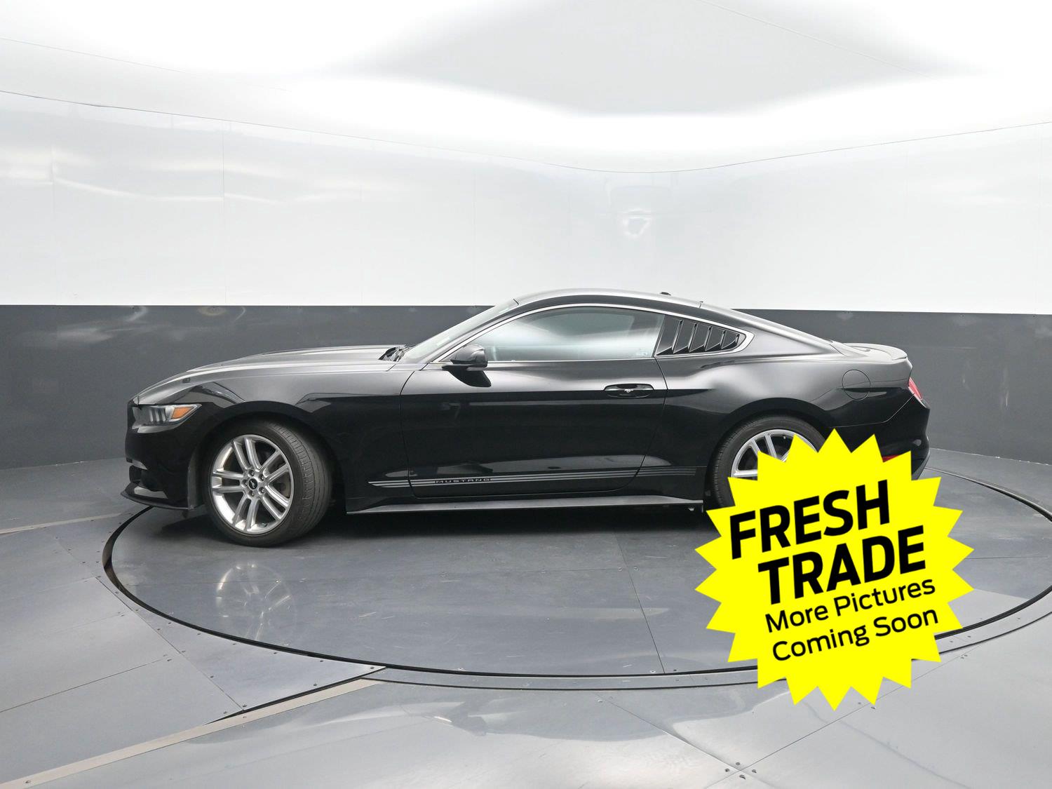 Shadow Black 2017 Ford Mustang Coupe Rear-Wheel Drive 6-Speed Automatic
