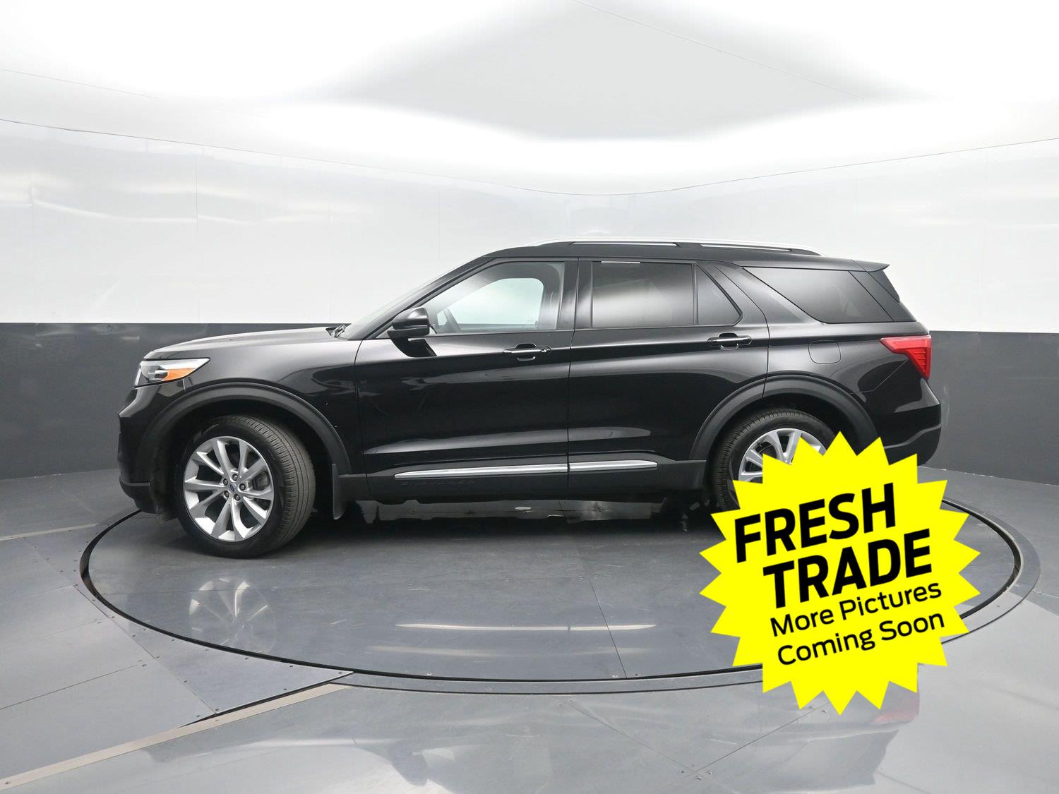 Agate Black 2022 Ford Explorer Hybrid SUV / Crossover All-Wheel Drive Automatic
