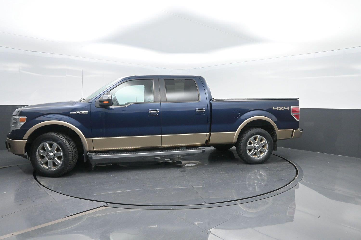 Blue Jeans Metallic/Pale Adobe Metallic 2014 Ford F-150 Pickup Truck Four-Wheel Drive 6-Speed Automatic