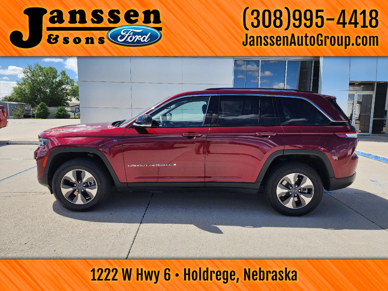 Velvet Red Pearlcoat 2023 Jeep Grand Cherokee 4xe SUV / Crossover Four-Wheel Drive 8-Speed Automatic