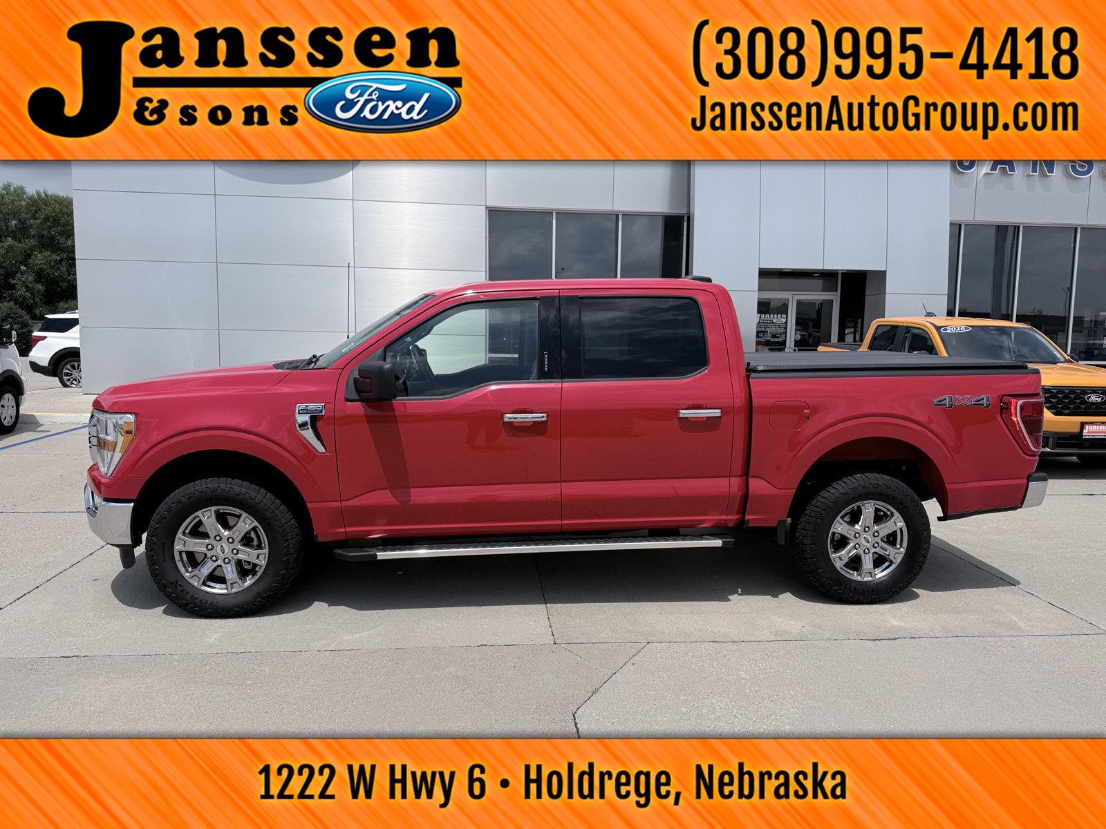 Race Red 2023 Ford F-150 Pickup Truck Four-Wheel Drive Automatic