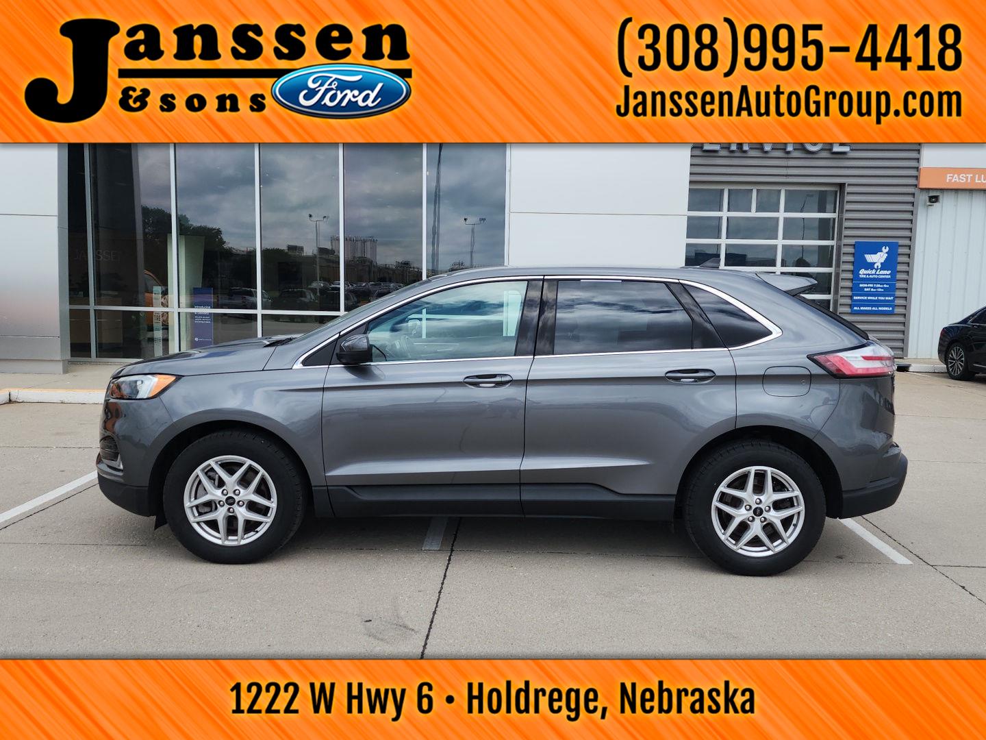 Carbonized Gray Metallic 2023 Ford Edge SUV / Crossover All-Wheel Drive 8-Speed Automatic