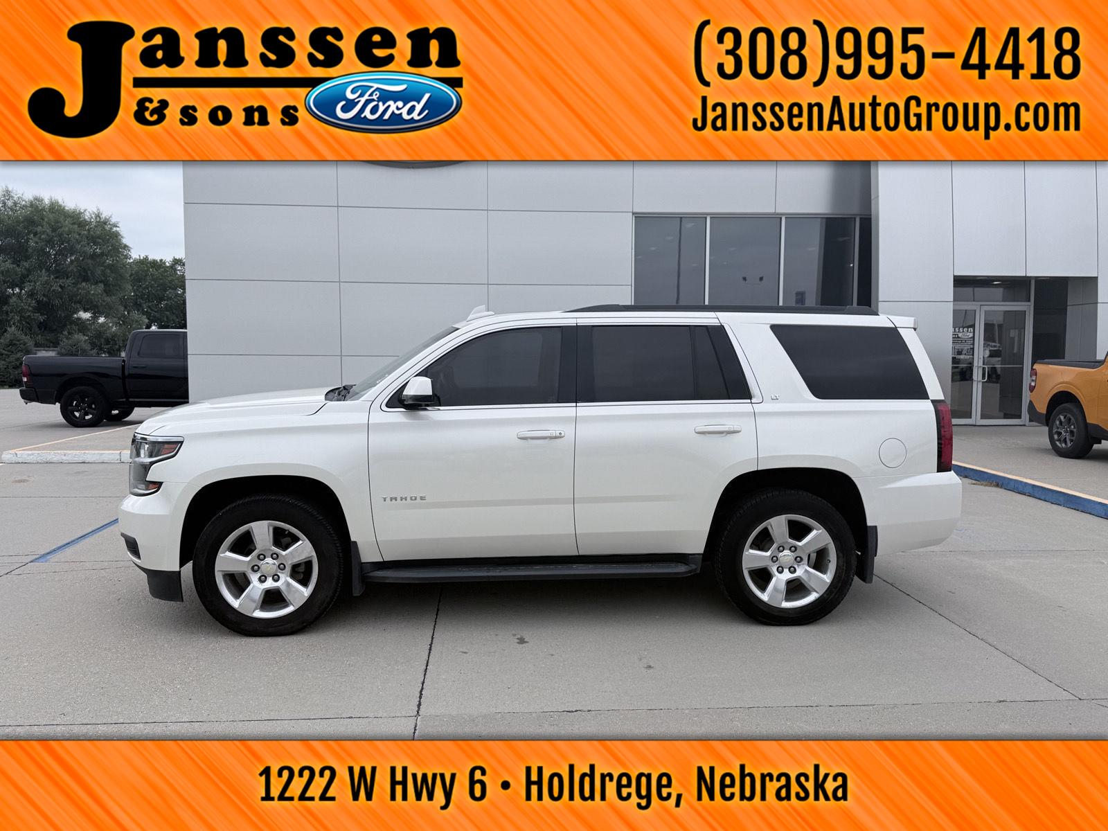 White Diamond Tricoat 2015 Chevrolet Tahoe SUV / Crossover Four-Wheel Drive 6-Speed Automatic