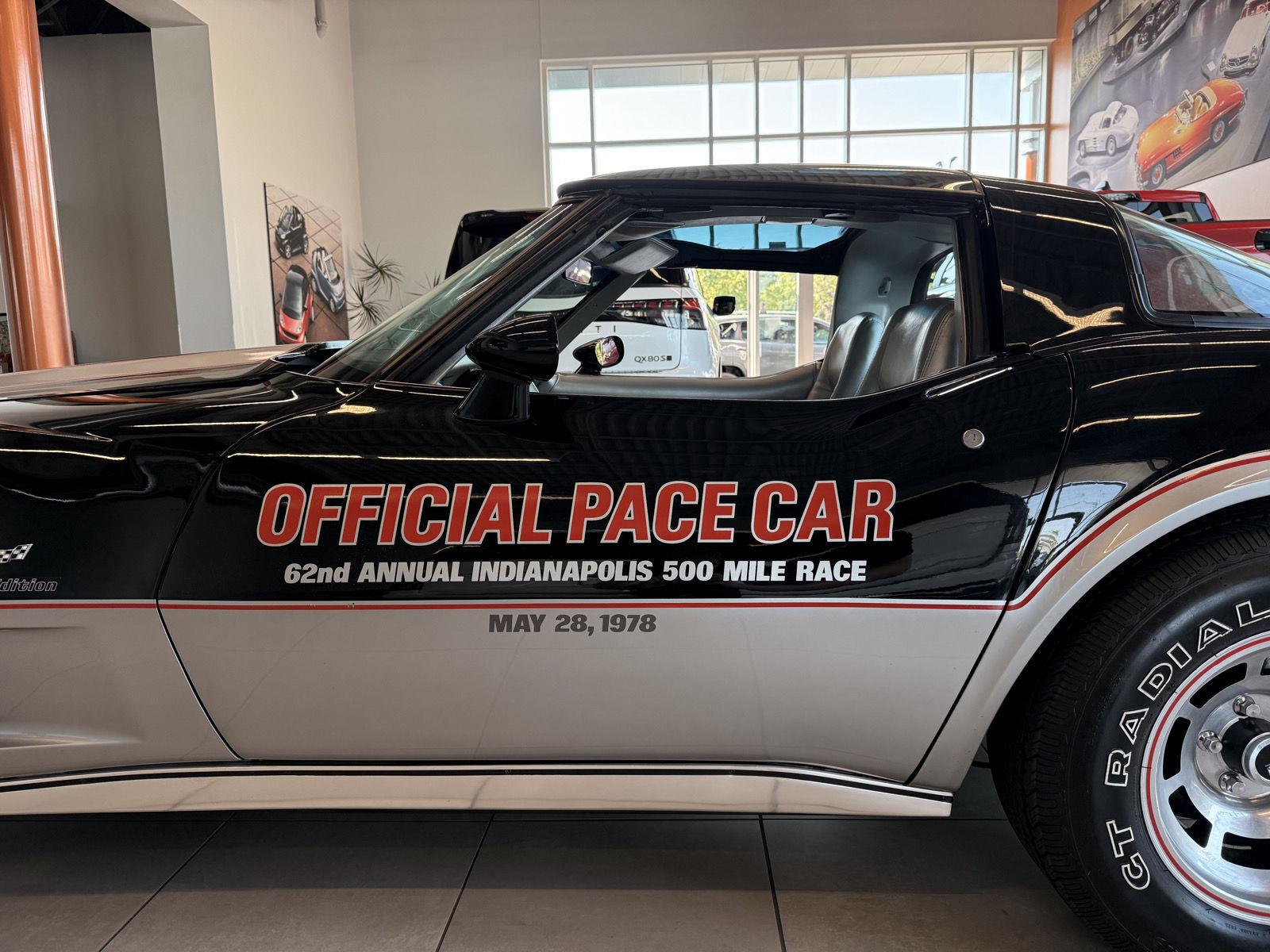 1978 CHEVROLET CORVETTE CPE PACE CAR