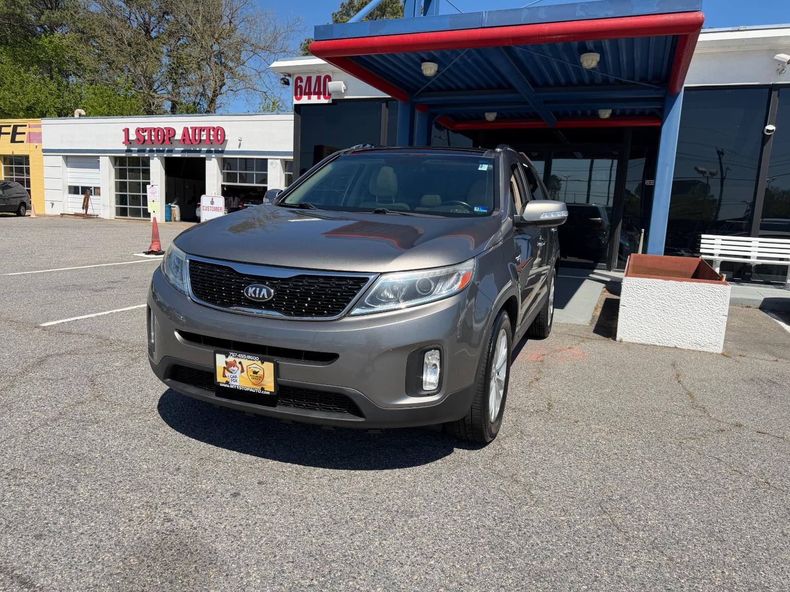 Titanium Silver 2015 Kia Sorento EX AWD SUV / Crossover All-Wheel Drive Automatic