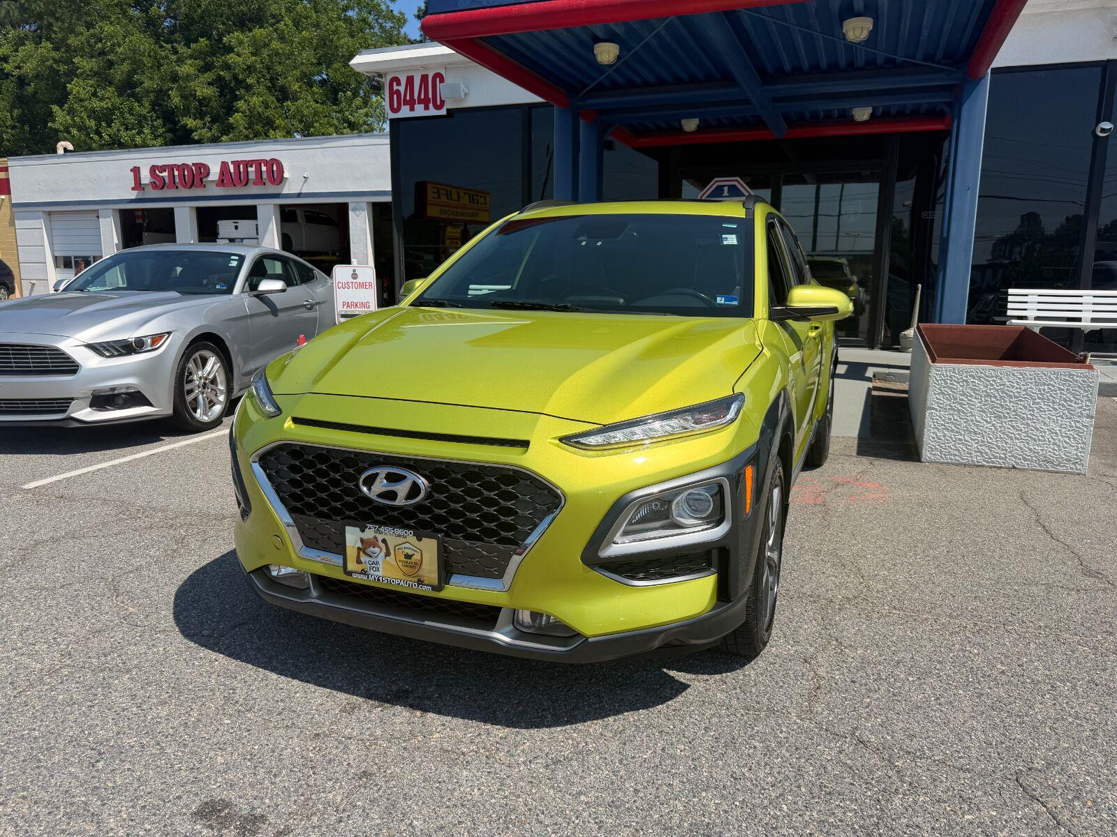 Green (Lime Twist) 2020 Hyundai Kona SUV / Crossover Front-Wheel Drive Automatic