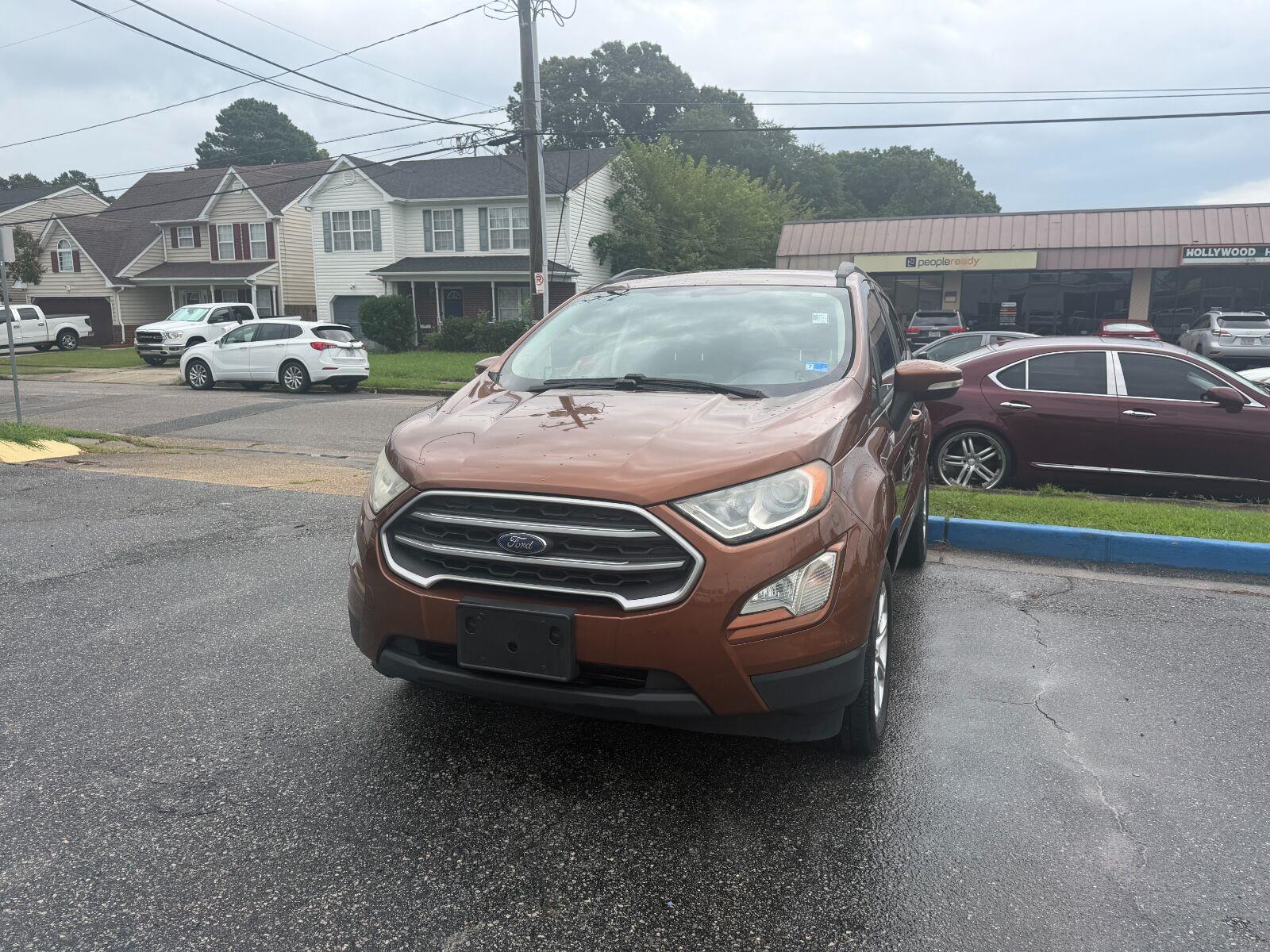 Canyon Ridge Metallic 2019 Ford EcoSport SUV / Crossover Front-Wheel Drive 6-Speed Automatic