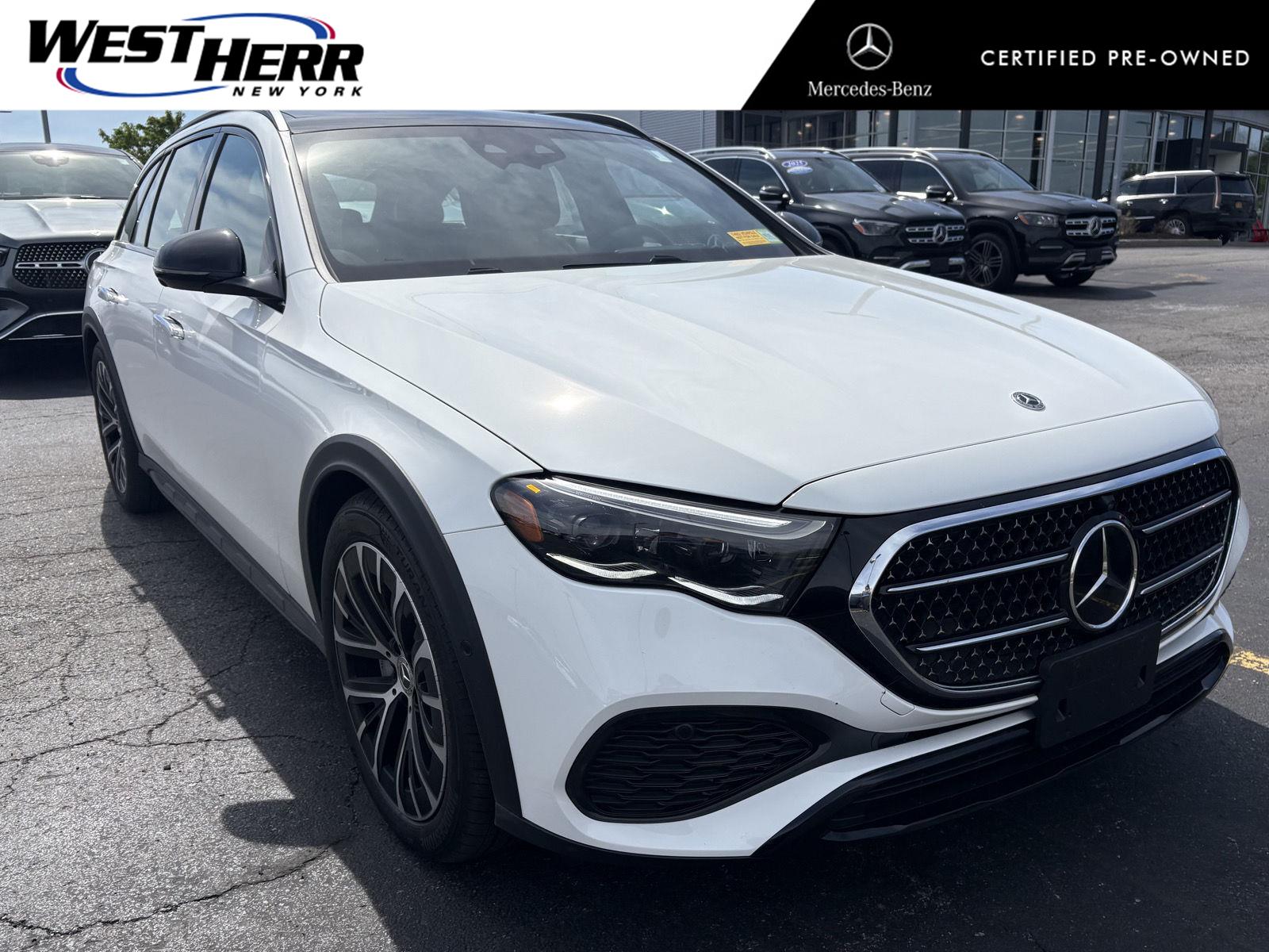 Polar White 2025 Mercedes-Benz E-Class All-Terrain E 450 4MATIC Wagon All-Wheel Drive Automatic