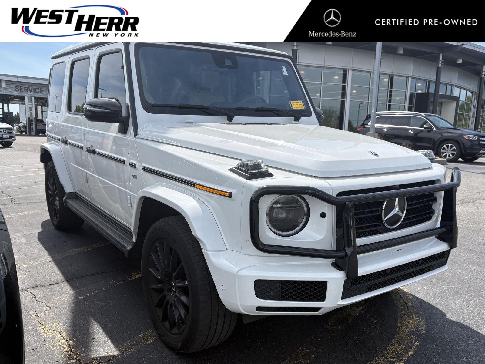 MANUFAKTUR Moonlight White Metallic 2024 Mercedes-Benz G-Class G 550 4MATIC SUV / Crossover All-Wheel Drive Automatic