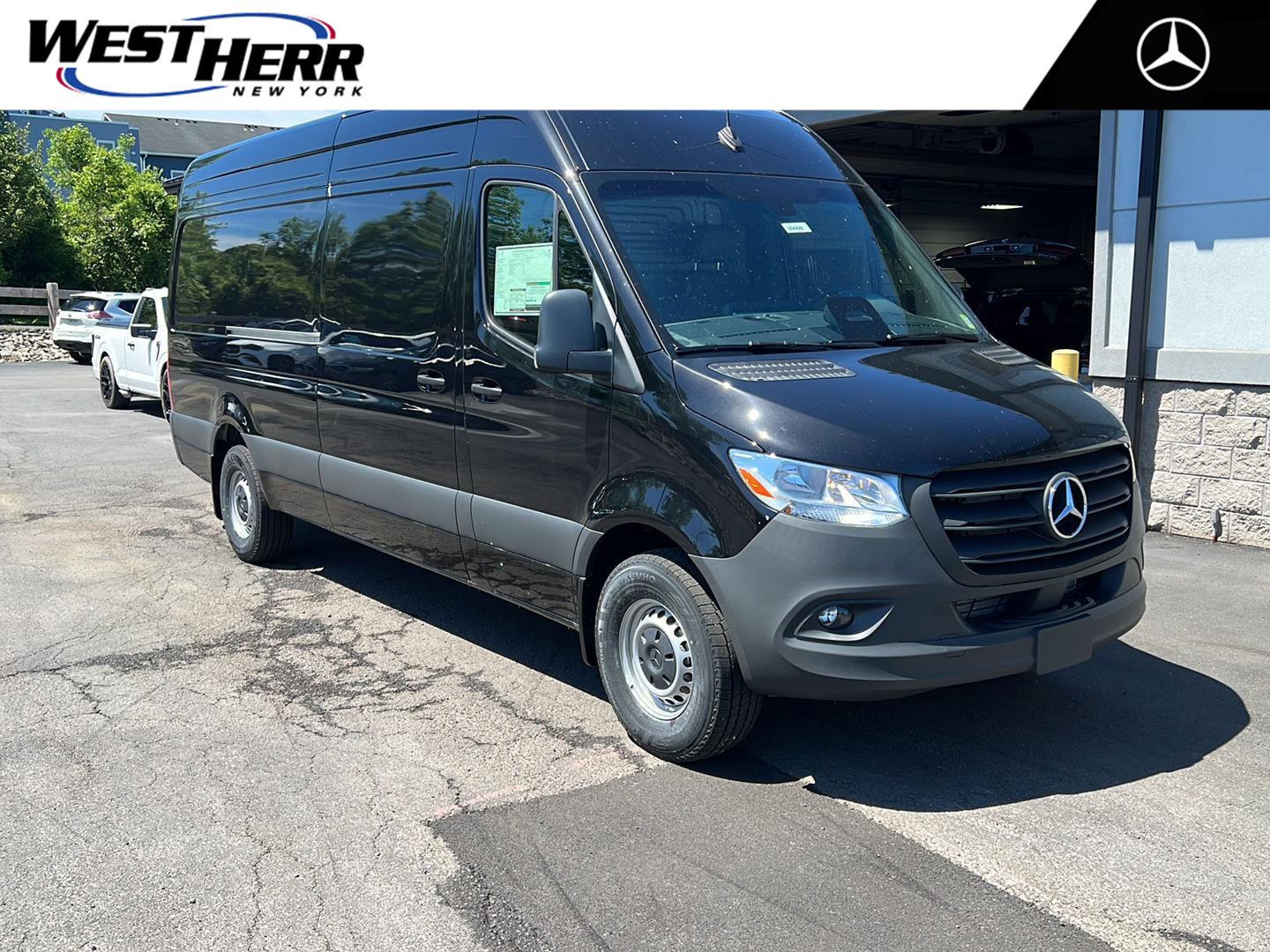 Black 2026 Mercedes-Benz Sprinter Cargo Van Rear-Wheel Drive 9-Speed Automatic