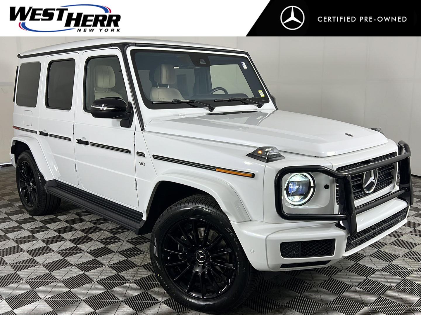 MANUFAKTUR Moonlight White Metallic 2024 Mercedes-Benz G-Class G 550 4MATIC SUV / Crossover All-Wheel Drive Automatic