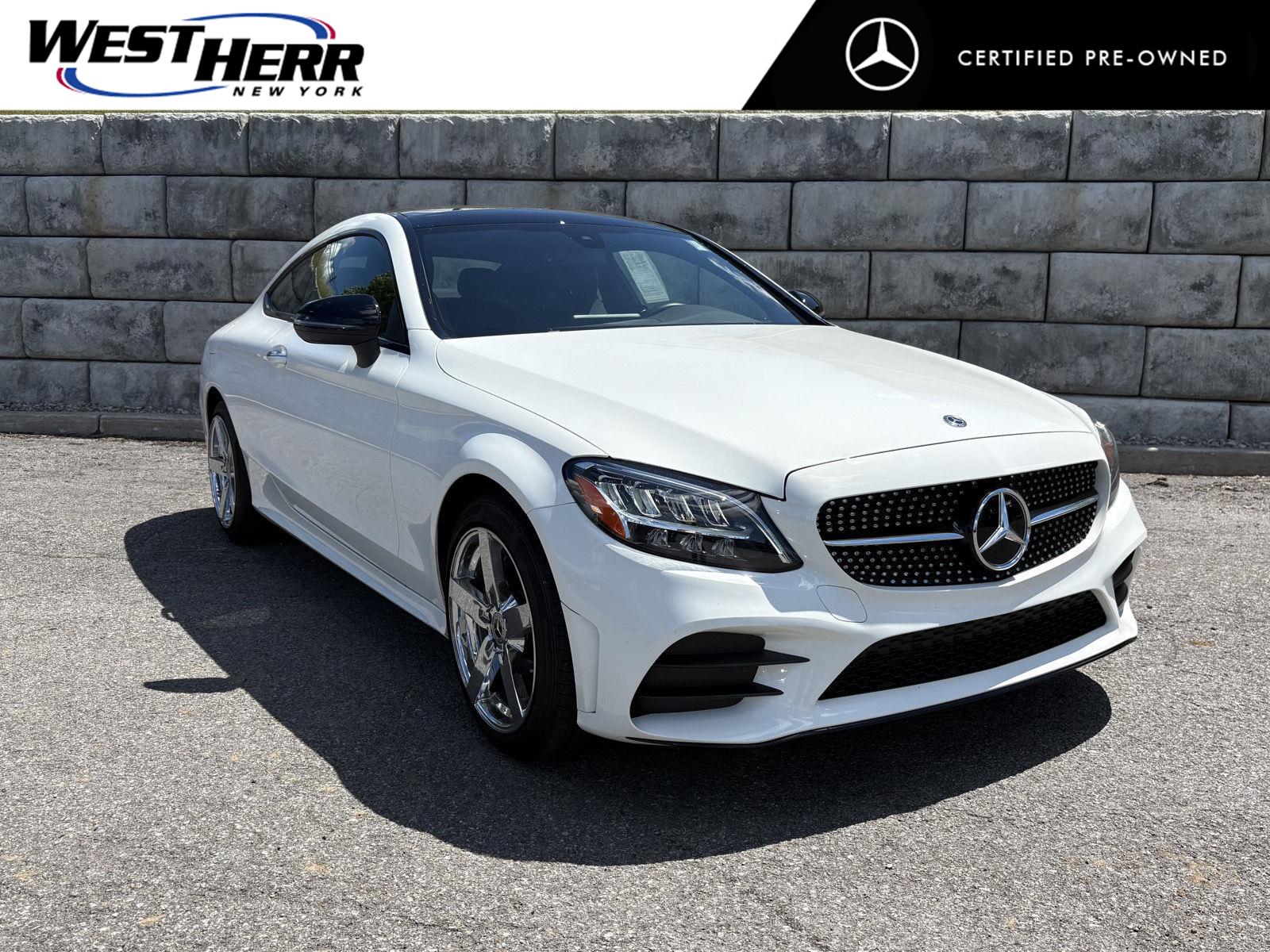 Polar White 2021 Mercedes-Benz C-Class Sedan All-Wheel Drive Automatic