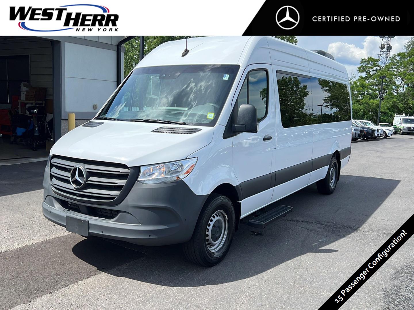 Arctic White 2024 Mercedes-Benz Sprinter Van Rear-Wheel Drive Automatic