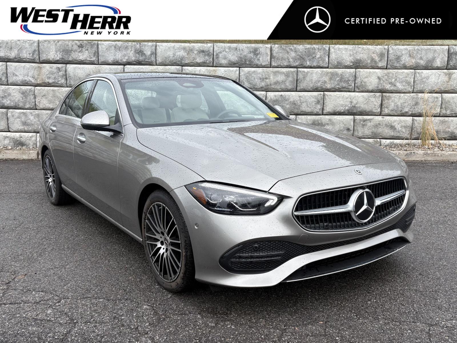 Mojave Silver Metallic 2024 Mercedes-Benz C-Class Sedan All-Wheel Drive Automatic