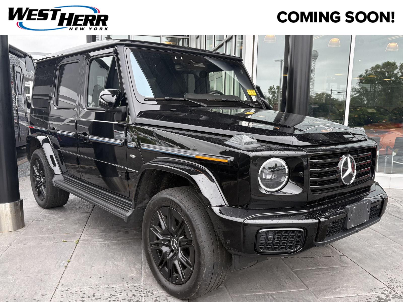 Obsidian Black Metallic 2025 Mercedes-Benz G-Class SUV / Crossover All-Wheel Drive Automatic
